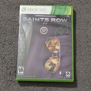 SAINTS ROW IV 4 Microsoft XBOX 360 2013 COMMANDER IN CHIEF Edition